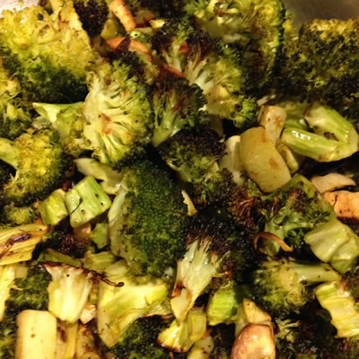 Recipe: Roasted Broccoli With Garlic